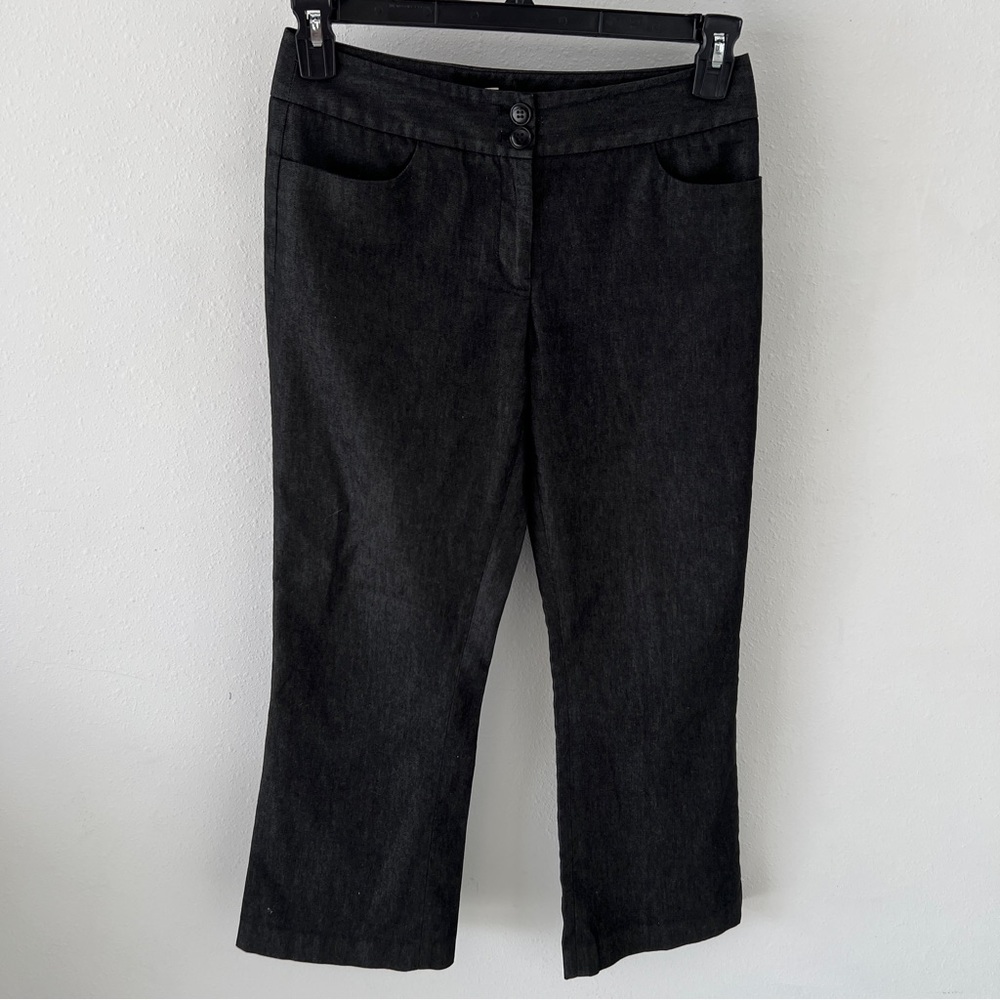 Kenneth Cole women’s size 4 black bootleg pants EUC